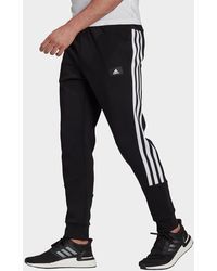 Mens Adidas Joggers Black Off 68