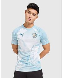 PUMA - T-Shirt Pre Partita Manchester City FC - Lyst