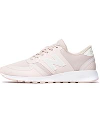 new balance 420 mesh trainers in lilac