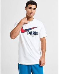 Nike - Maglia Swoosh Paris Saint Germain - Lyst