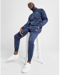 ea7 tracksuit navy blue