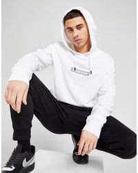 calvin klein hoodie white mens
