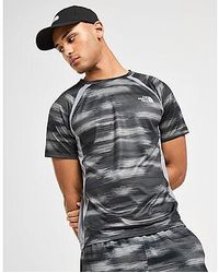 The North Face Performance All Over Print T-shirt in Black