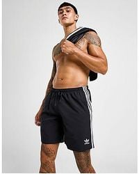 adidas Originals - Adicolor 3-stripes 8" Swim Shorts - Lyst