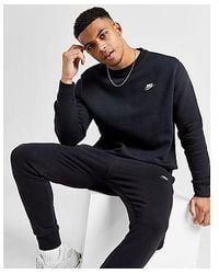 Nike foundation crew sweatshirt black hot sale
