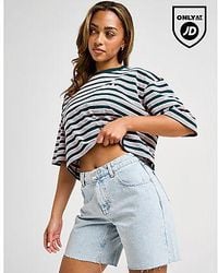 adidas Originals - Stripe Crop Maglia - Lyst