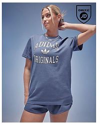 adidas Originals - T-shirt Varsity Boyfriend - Lyst