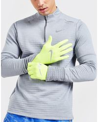Nike Miler Running Gloves - Yellow