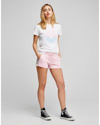 white converse with shorts