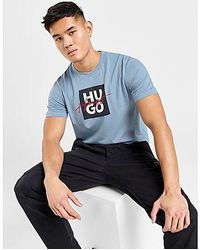 HUGO - Dalpaca Box T-shirt - Lyst