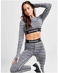 MONTIREX - Icon Trail Long Sleeve Crop Top - Lyst