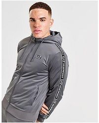 EA7 - Poly Tape Full Zip Tracksuit - Lyst