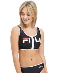 fila zip bikini top