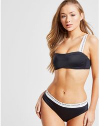ck logo bandeau bikini top