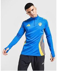 adidas - Leeds United Fc Training 1/4 Zip Top - Lyst