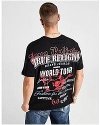 True Religion - Multi Logo Back T-shirt - Lyst
