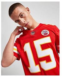 Red Nike NFL Kansas City Chiefs Mahomes #15 Jersey