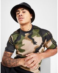 adidas originals california 3 stripe t shirt black