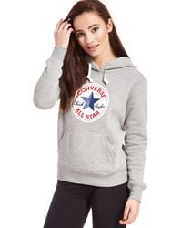 grey converse hoodie womens