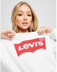 levis batwing crew sweatshirt