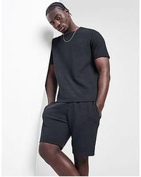 BOSS - Ottoman Ribbed Shorts - Lyst
