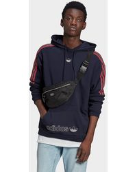 adidas originals hoodie with shoulder 3 stripes green