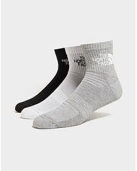 The North Face - 3-pack Quarter Socks - Lyst