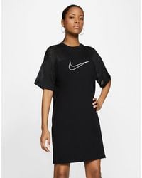 nike t shirt dress white