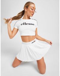 Ellesse Pleat Tennis Skirt - White