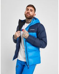 berghaus mens hudswell hydrodown insulated jacket snorkel blue