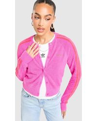 adidas Originals - Cardigan Maille Pelucheuse - Lyst