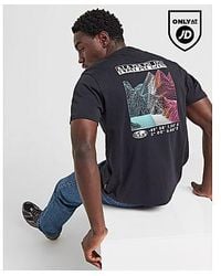 Napapijri - Maglia Back Mountain Graphic Contour - Lyst