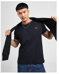 Fred Perry - Maglia Twin Tipped Ringer - Lyst