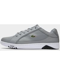 lacoste deviation leather black