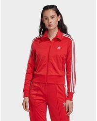 red tracksuit adidas womens