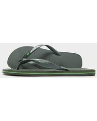 Havaianas - Brazil Logo Flip Flops - Lyst