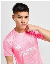 adidas - Team France Training T-shirt - Lyst