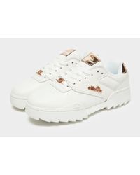womens white ellesse trainers