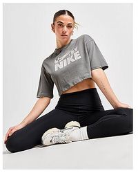 Nike - T-Shirt Crop Swoosh - Lyst
