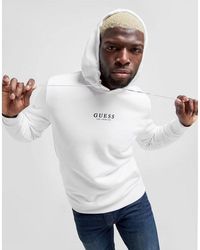 guess high build triangle overhead hoodie