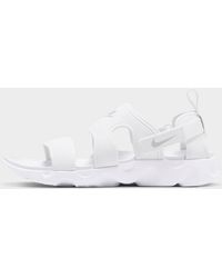 white nike sandals womens