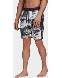 adidas originals tape swim shorts