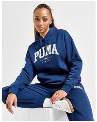 PUMA - Squad Logo Hoodie - Lyst