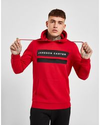 red jameson carter hoodie