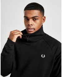 fred perry overhead funnel neck sweatshirt