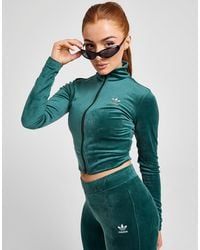 adidas Originals - Haut De Survêtement Velours Slim Essential - Lyst
