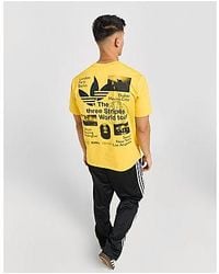 adidas Originals - T-shirt World Tour - Lyst