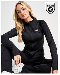 New Balance - Logo Full Zip Track Top - Lyst