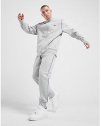 mens lacoste fleece tracksuit