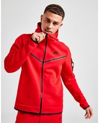 black and red nike jogging suit